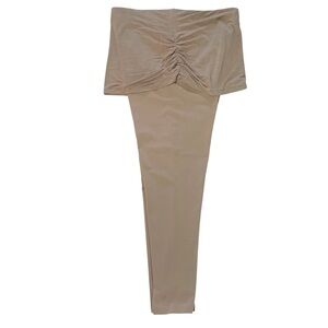 LOGO by Lori Goldstein Ankle Length Skirted Leggings Sz MP